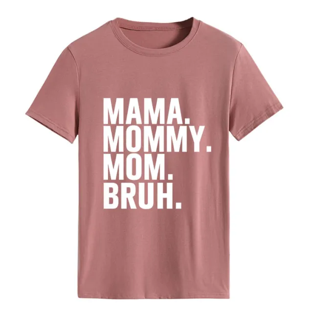 Letter Fashion Round Neck Women's Short Sleeve T shirt Cross border Foreign Trade Gold - Shop at LoveMi
