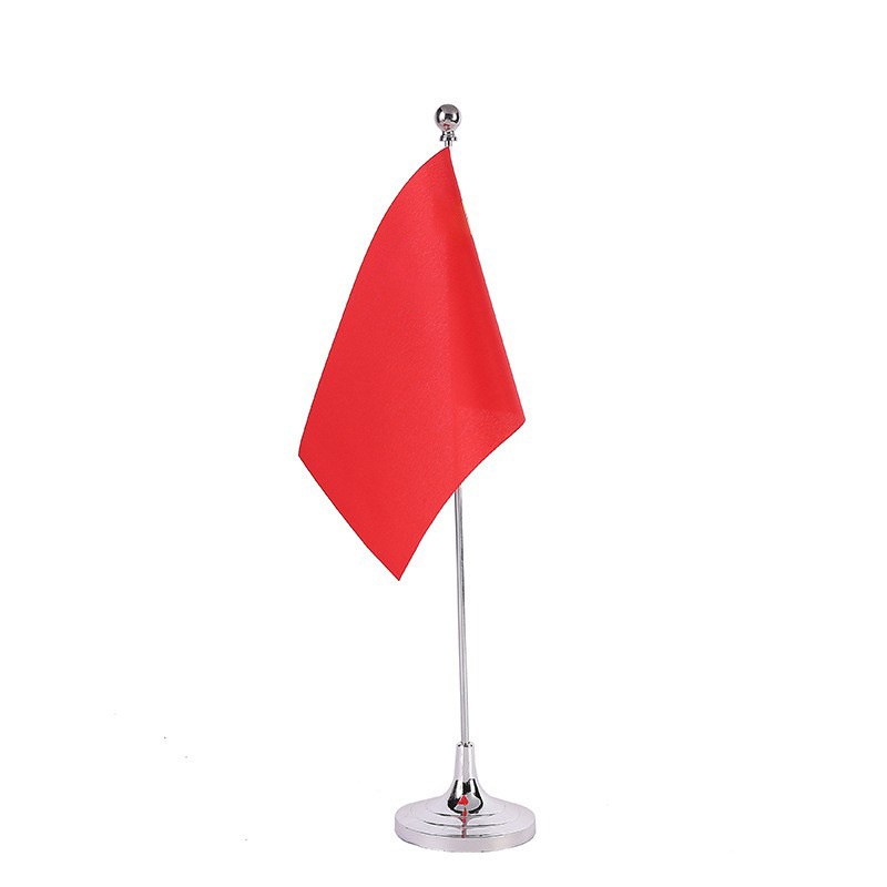 Desk Metal Single Pole Flagpole Ornaments