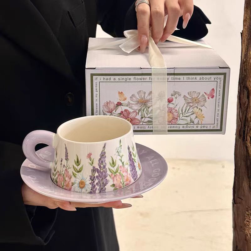 Retro Office Water Cup High-value Coffee Mug For Girls — foto 5