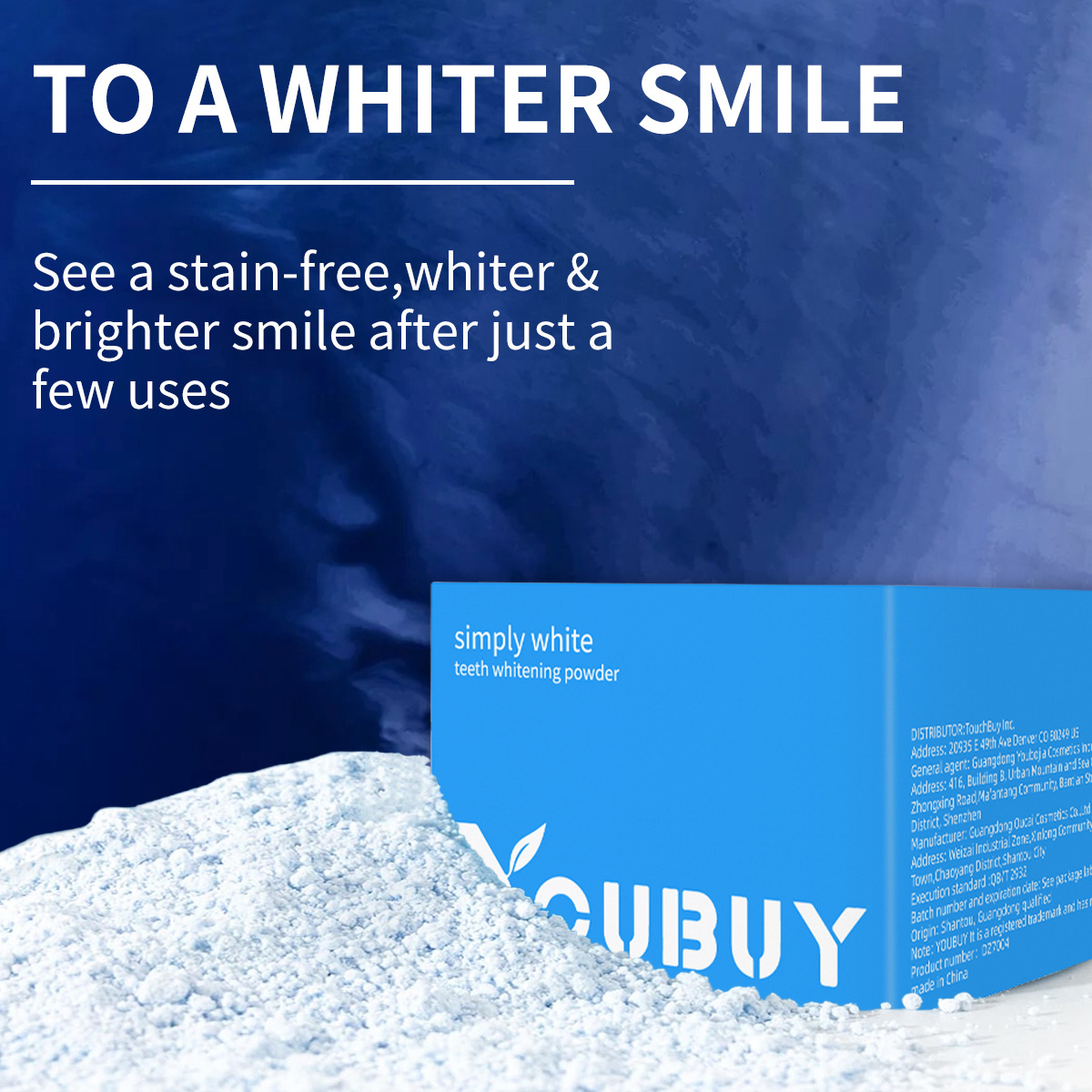 Title 4, YOUBUY Teeth Whitening Brightening Powder Reduc...