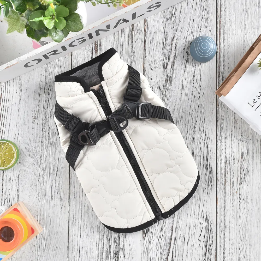 Fashion Personality Pet Windproof Warm Chest Back Coat