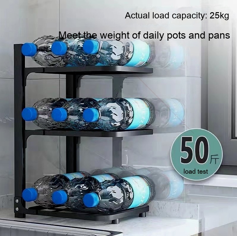 Pot Storage Kitchen Stainless Steel Storage Rack Pot Rack - Image 7