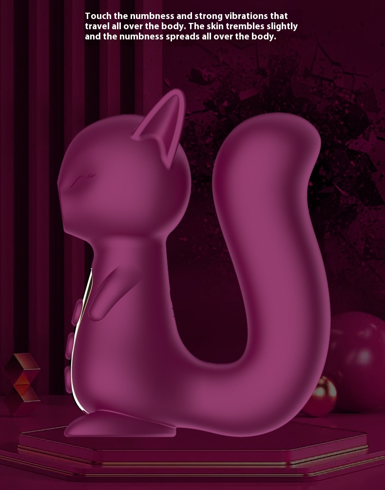 Cute Female Fox Cute Pet Sucking Massager 12