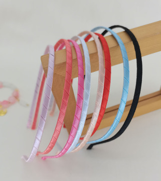 DIY Handmade Hair Accessories Colorful Narrow Goods Head Buckle Metal Thin Headband