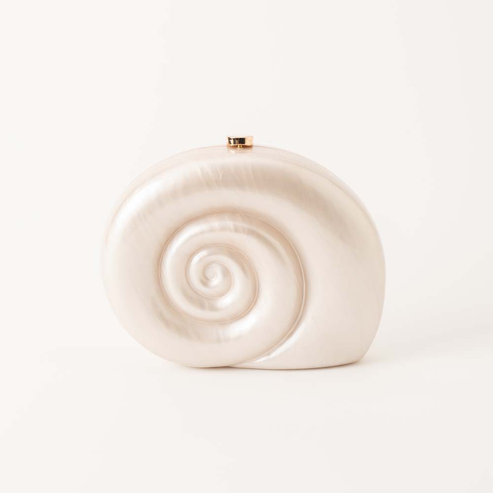 Bolso Acrílico Forma de Concha