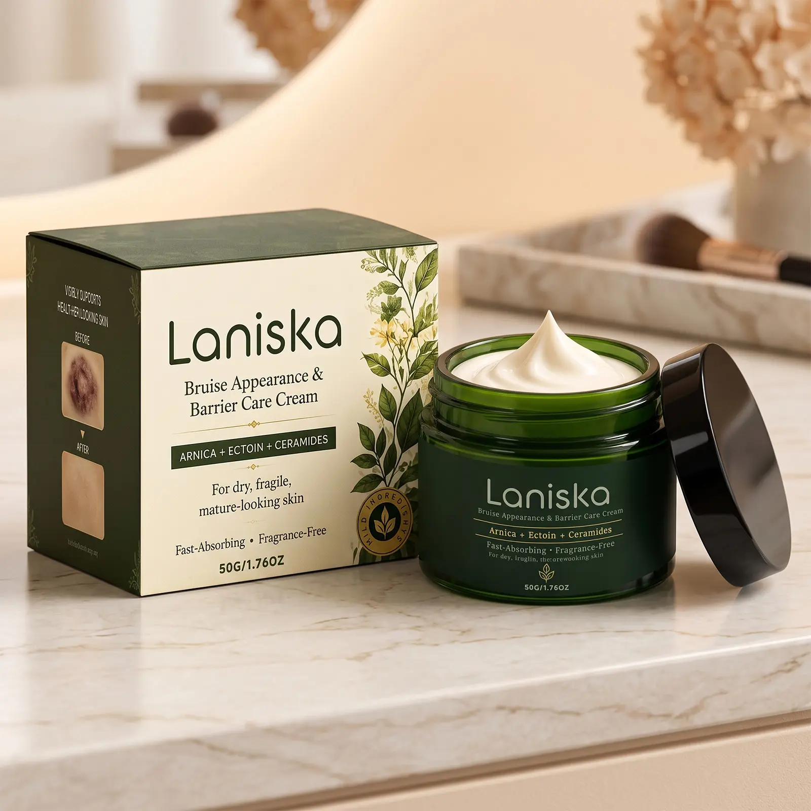 Skin Care Cream Gently Nourishes The Body