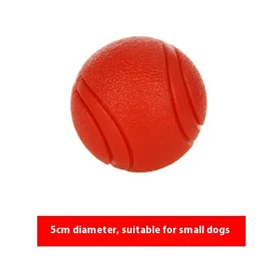 Pet The Dog Rubber Toy Ball Red 5Cm - Shop at LoveMi