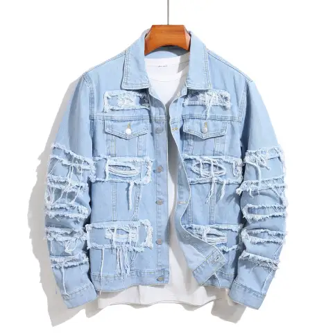 Spring and Autumn Denim Coat Men