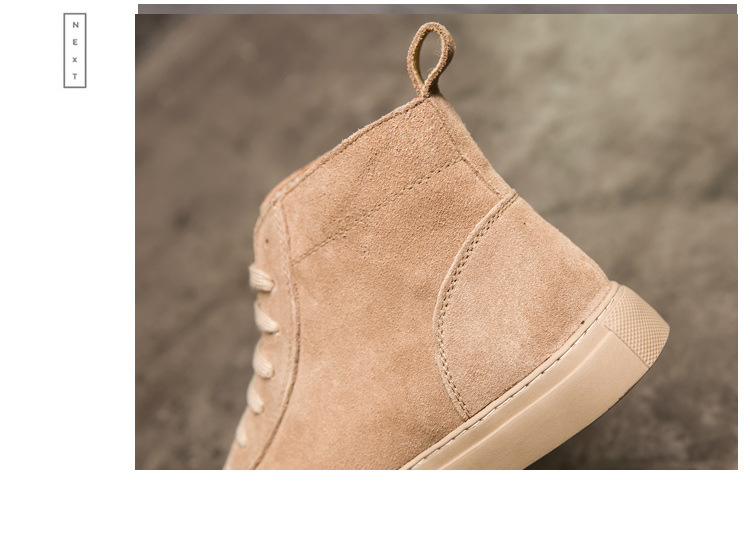 Title 10, Lace-up suede leather men