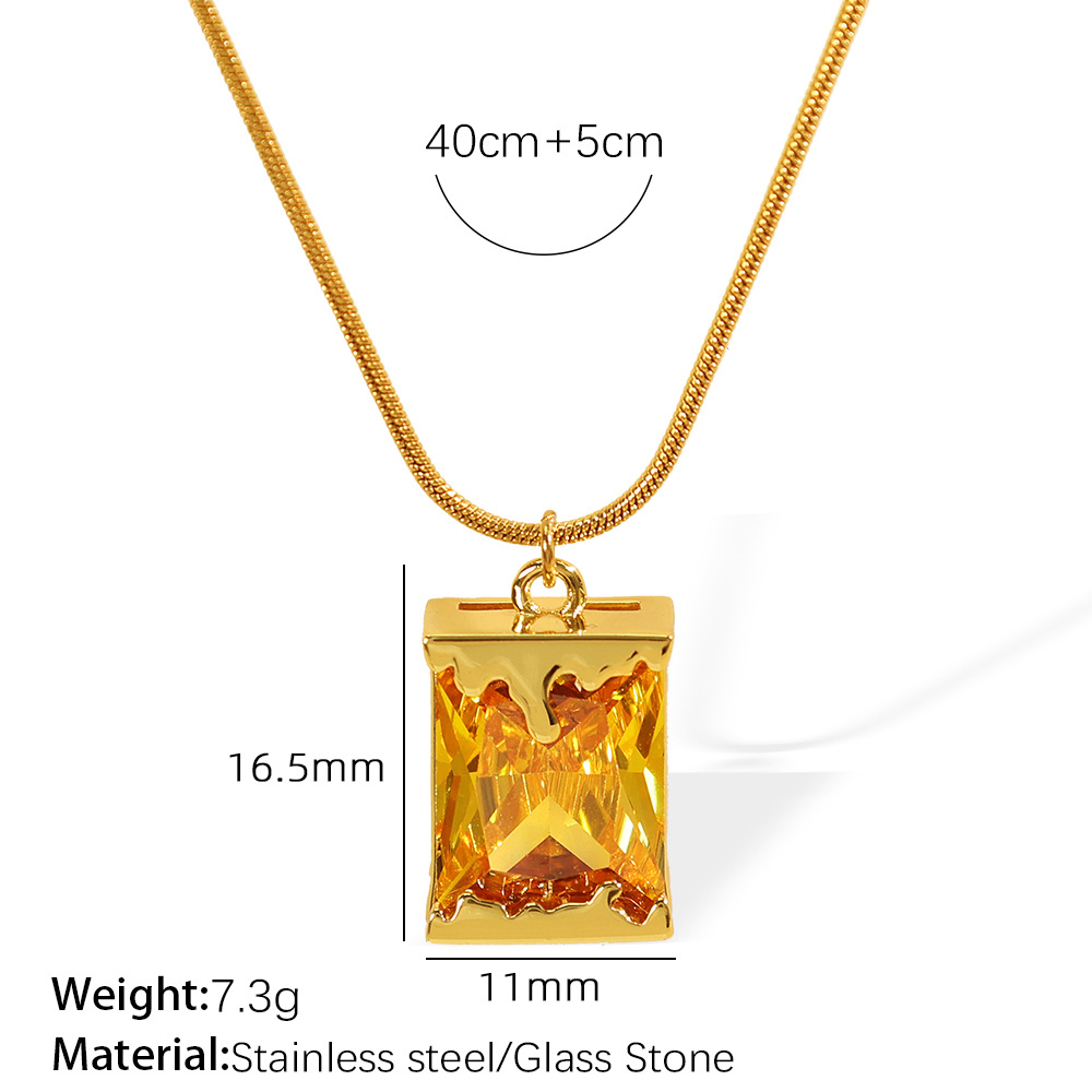 Oil Lamp Inspired Pendant In Stainless Steel With Mixed-metal Styling