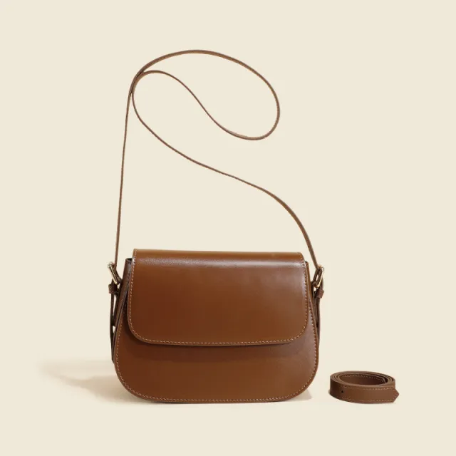 Genuine Leather Women's All match High grade Shoulder Bag Brown - Shop at LoveMi