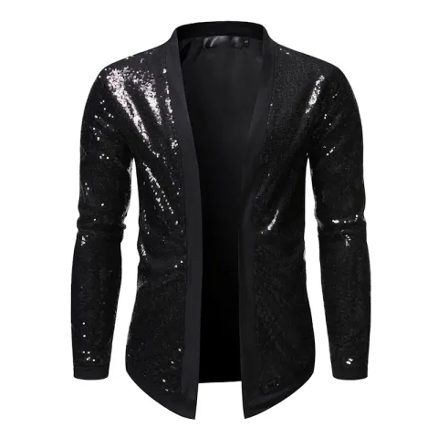 Men's Fashion Casual Performance Party Cardigan Jacket