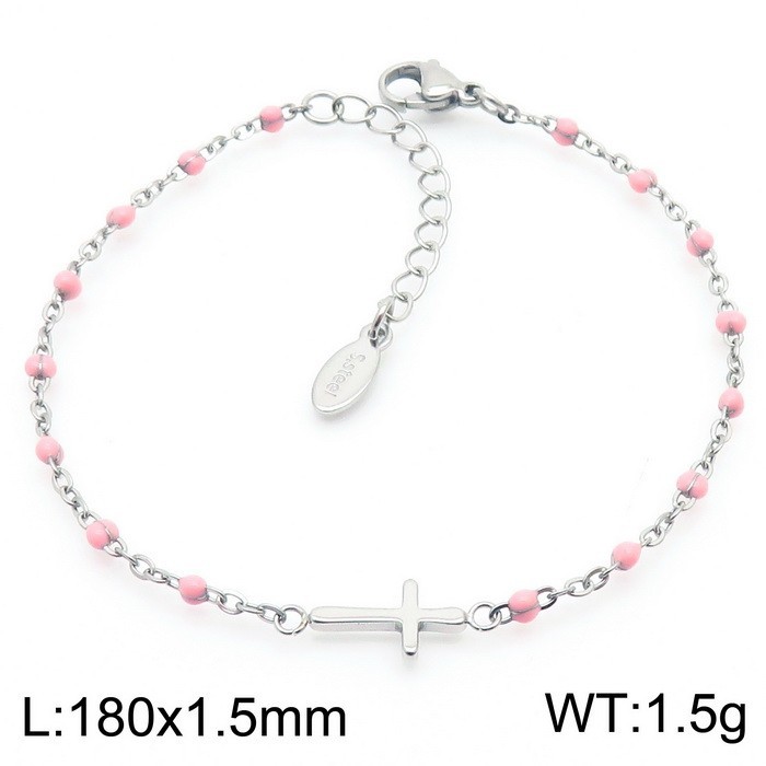 Multi-Color Personality Vintage Resin Titanium Steel Bracelet
