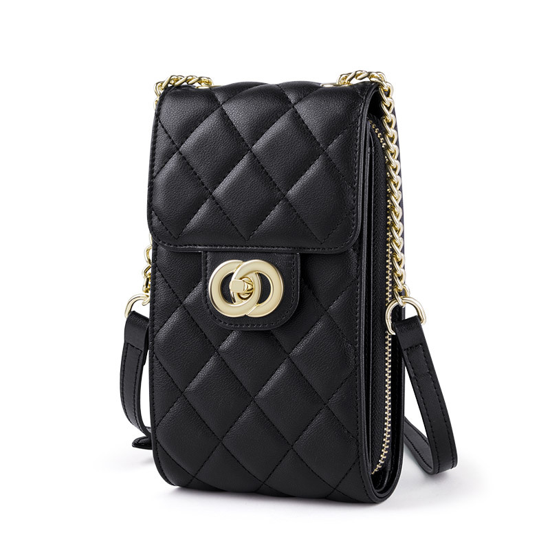 Women's Leather Mini Women's Bag Classic Mobile Phone Bag Messenger Bag 2