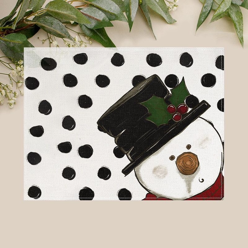 Christmas Printing Non-slip Placemat (ZS 281-42x32cm)