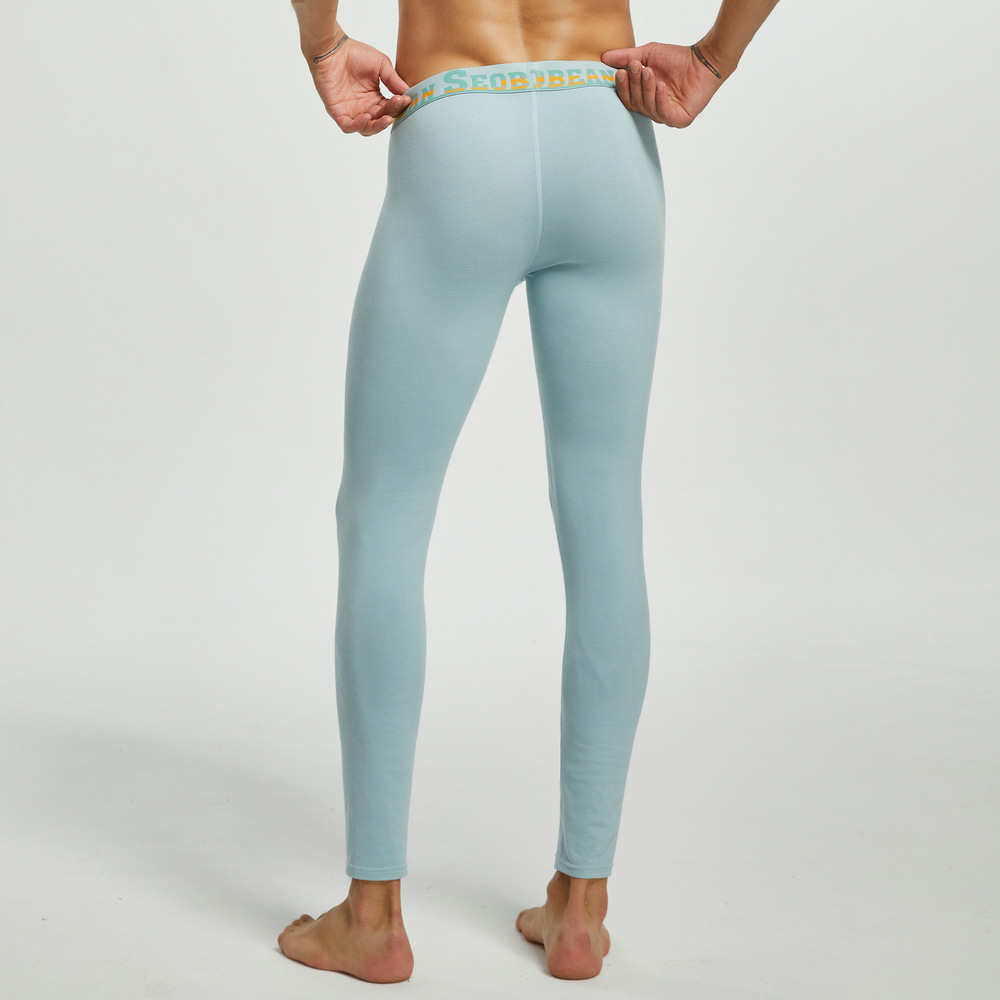 Title 7, Leggings sottili a vita bassa in cotone da uomo