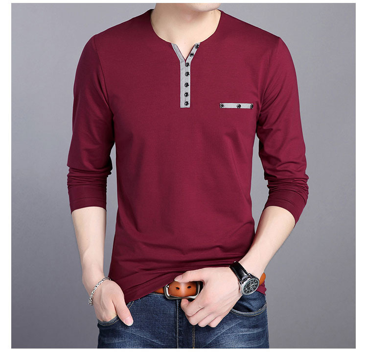 Title 7, Mens pure cotton long sleeve t-shirt, soft and...