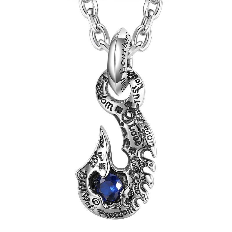 S925 Sterling Silver Necklace Pendant Men
