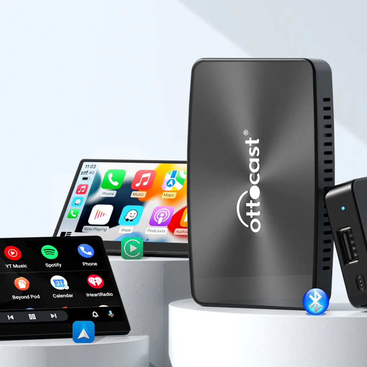 Car Wired Carplay To Android Intelligent Vehicle Navigation