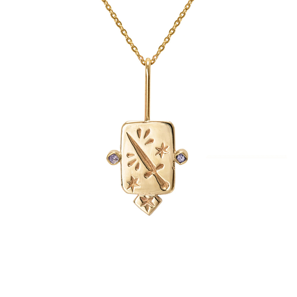 Women's Fashion Titanium Steel Inlaid Zircon Necklace