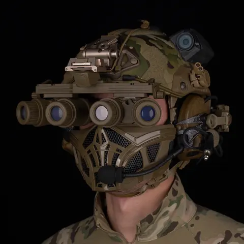 Tactical Half Face Scorpion Protective Mask