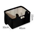Black 40X30X22Cm