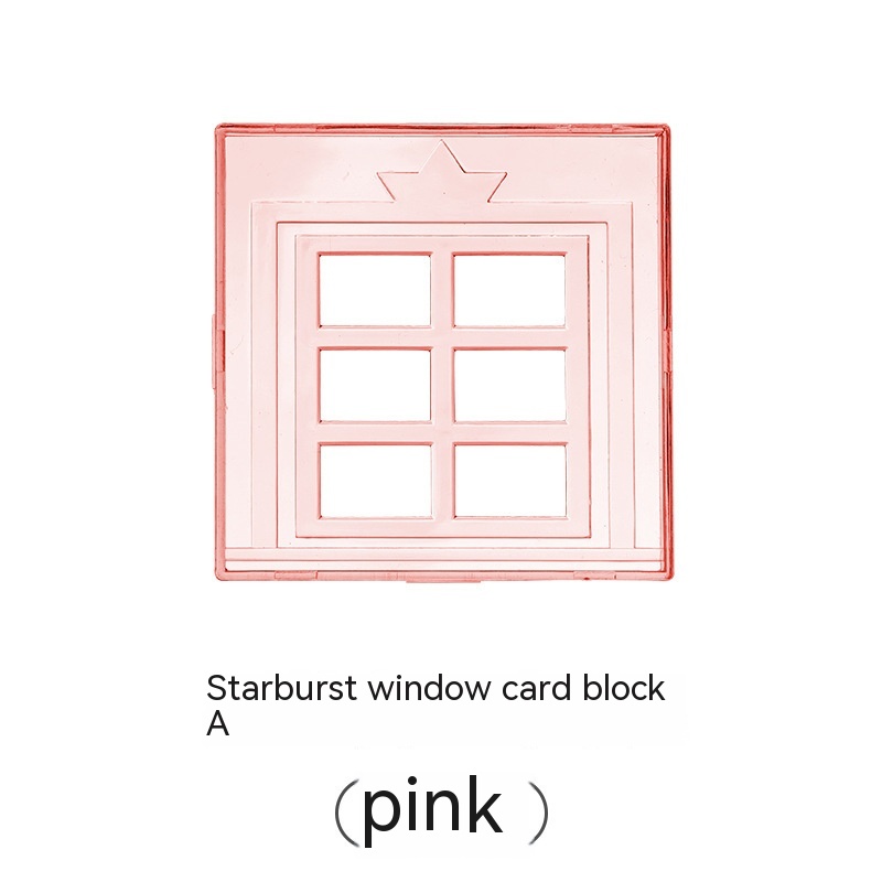 Window Card Block Pink