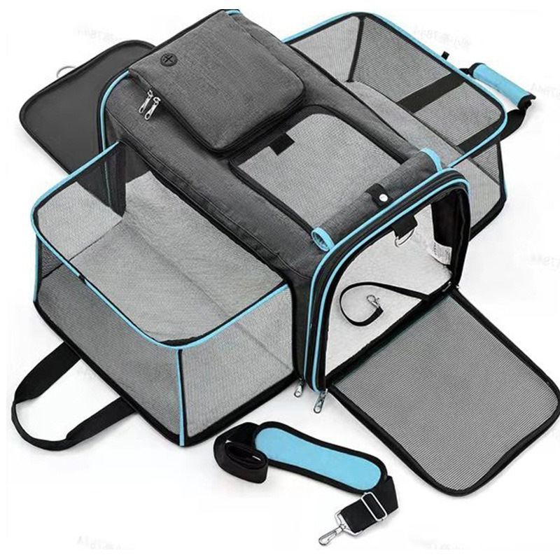 Foldable Cat Carrier Small Dog Car-mounted Cat Travel Bag