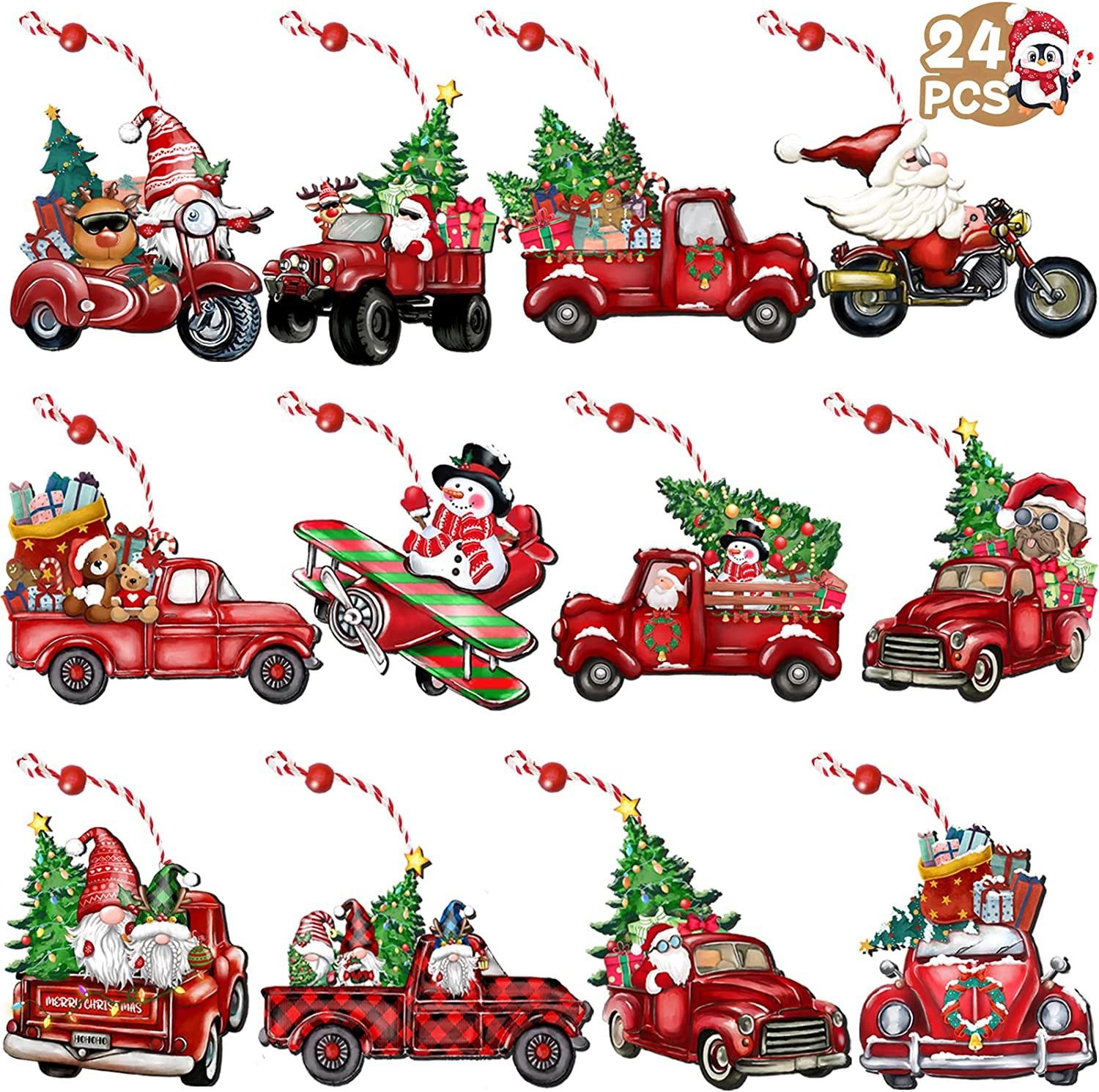 Christmas Truck 24PCS