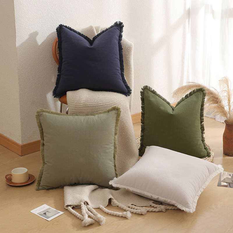 Xuai Modern Minimalist Sofa Cover And Throw Pillows