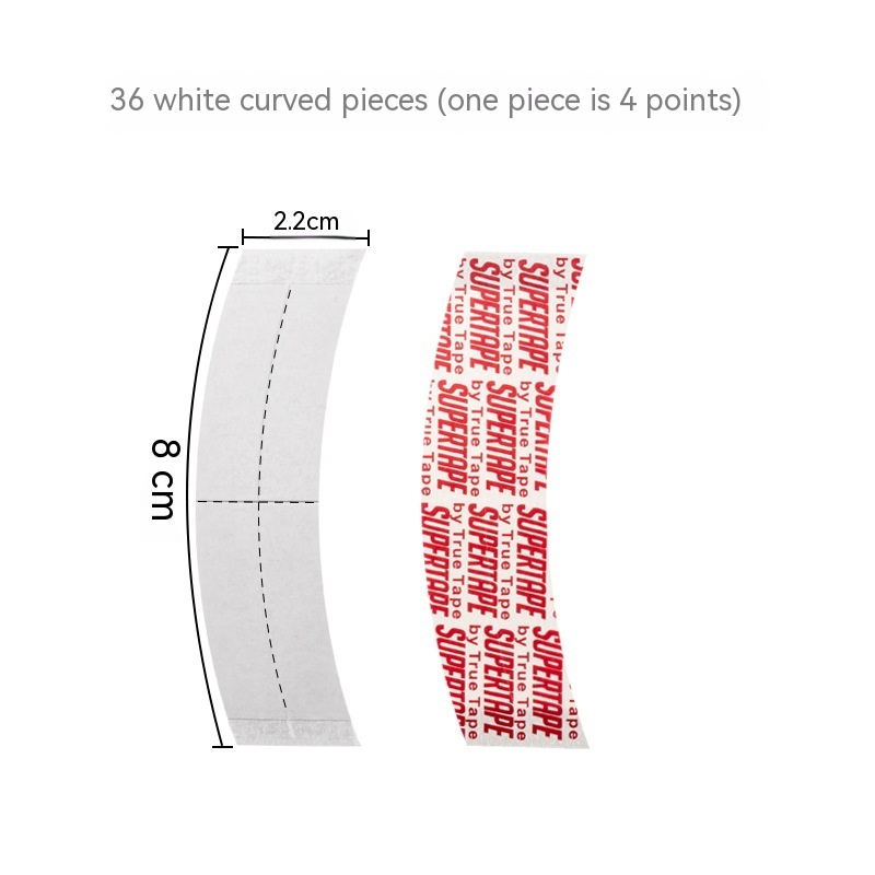 Sticky Strong Lace Waterproof Anti sweat Biological Hair Extension Double sided Adhesive Wig Film Arc White Scarlet Letter - Shop at LoveMi