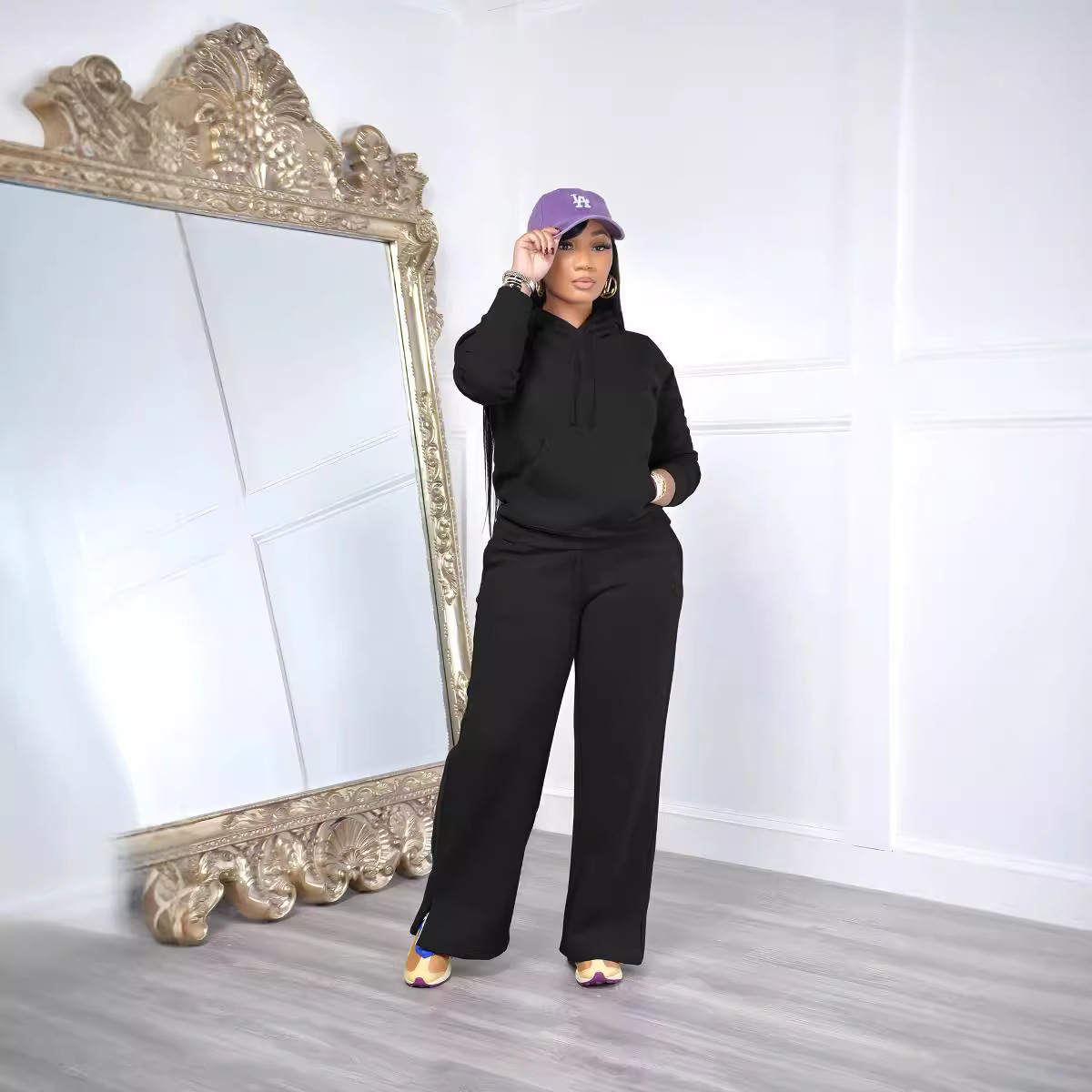 Women's Clothing Casual Sweatshirt Outfit - Image 2