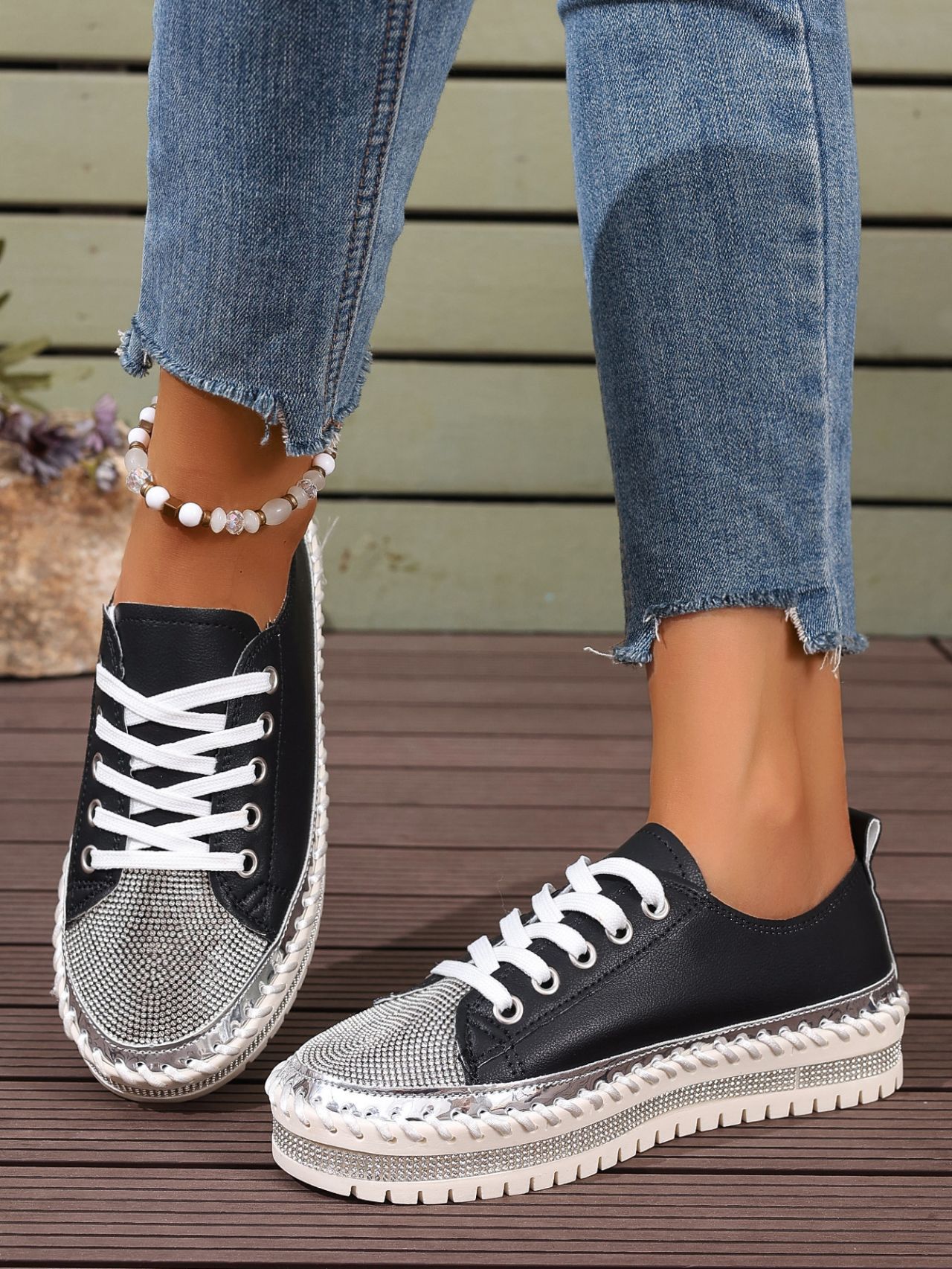 Women’s Plus Size White Sneakers