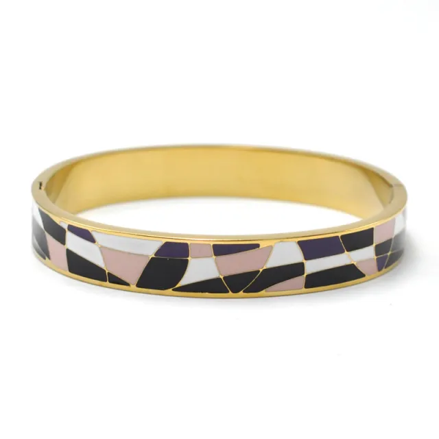 Stainless Steel And Enamel Bracelet Style 10 - Shop at LoveMi