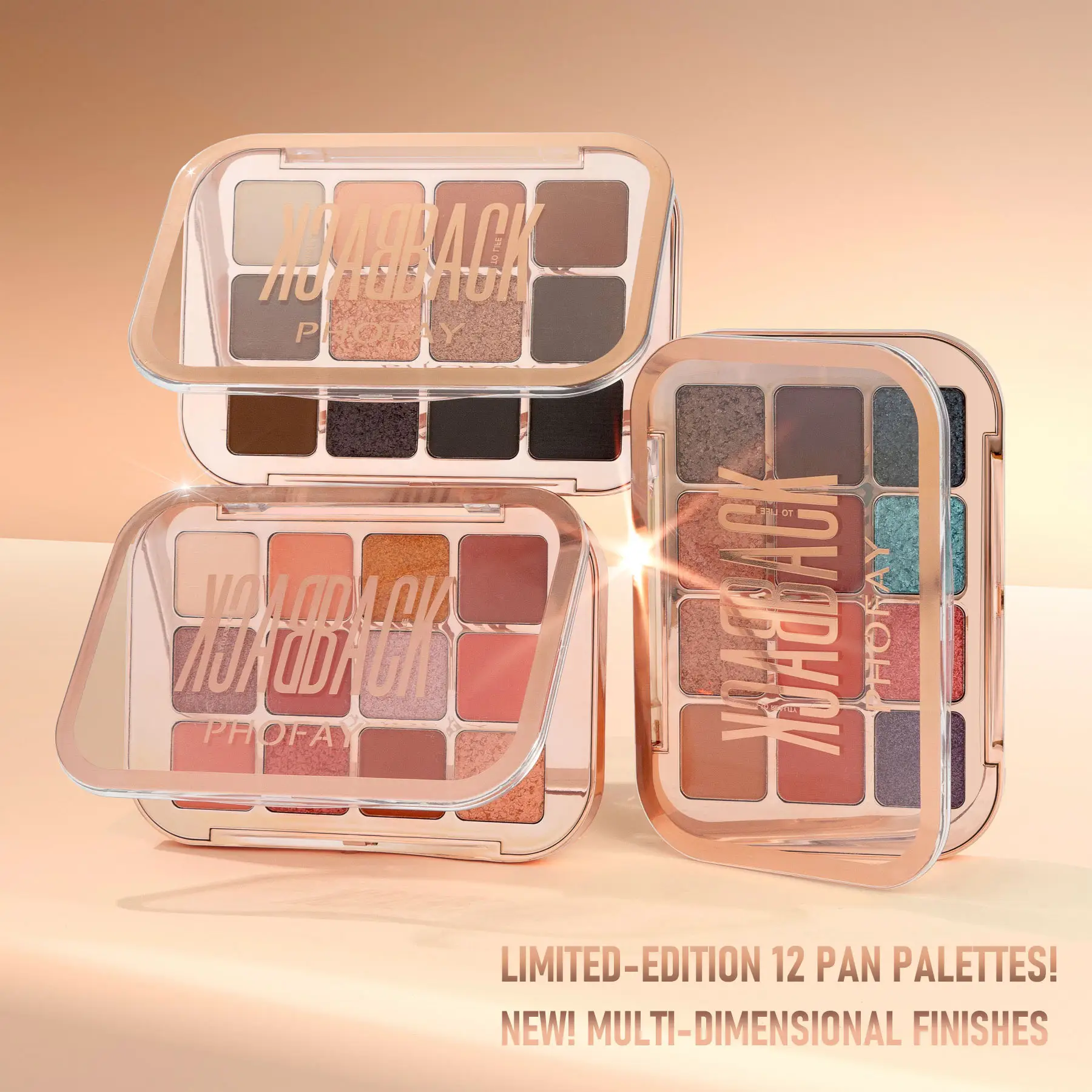 Single-pan 12-color Pearlescent Matte Cute Eyeshadow Palette