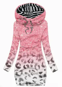 3D Digital Printing Casual Long Sweater - Shuangmwy01-S - View 1