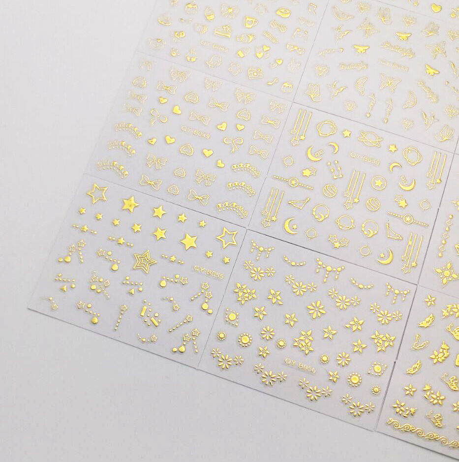 3D Nail Decoration Nail Sticker Set