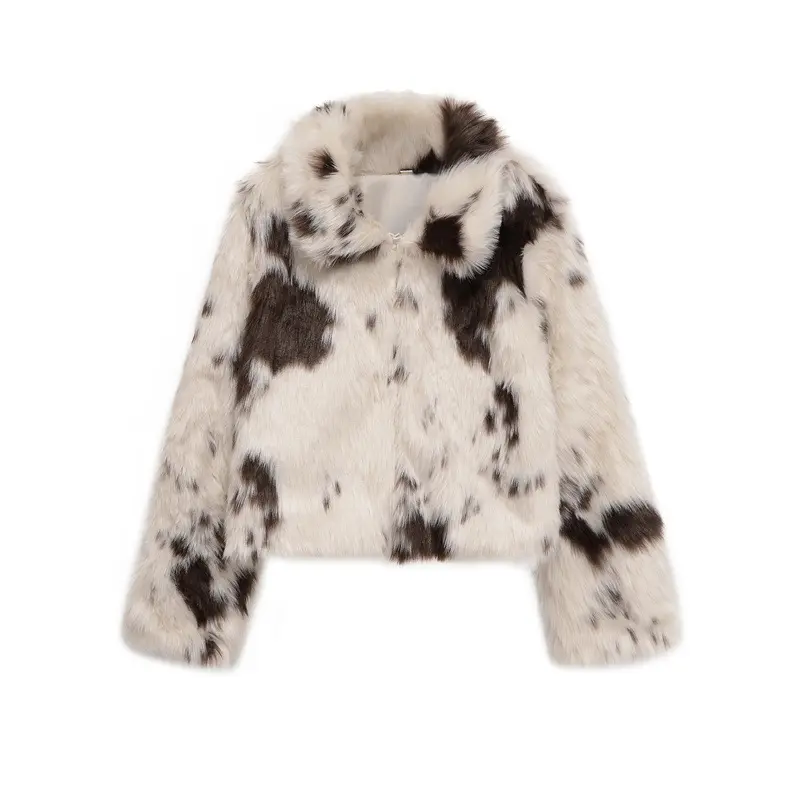 Fashion Temperament Women's Faux Fur Effect Animal