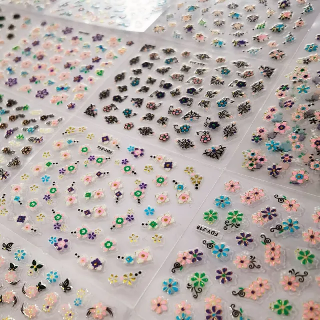 3D Nail Decoration Nail Sticker Set Style 20 - Shop at LoveMi