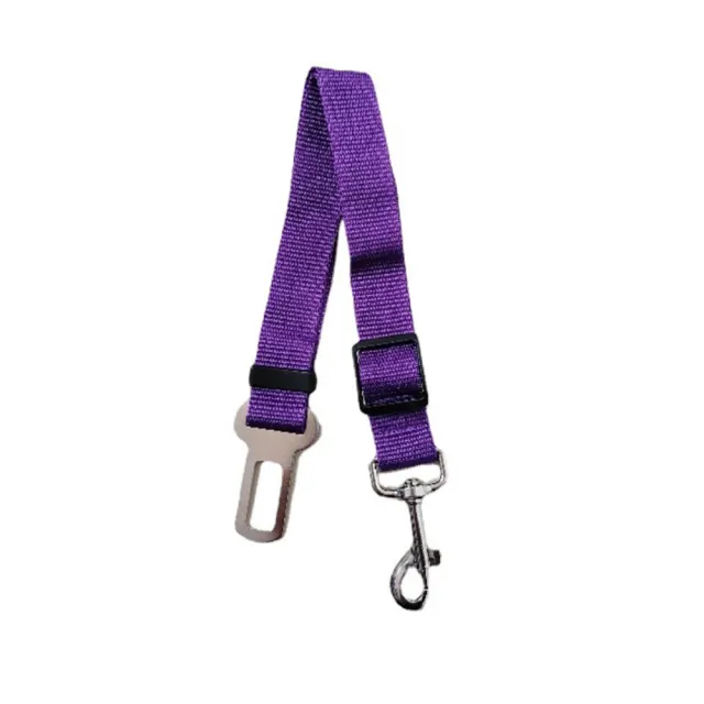 Pet Supplies Car Retractable Adjustable Safety Belt Purple - Shop at LoveMi