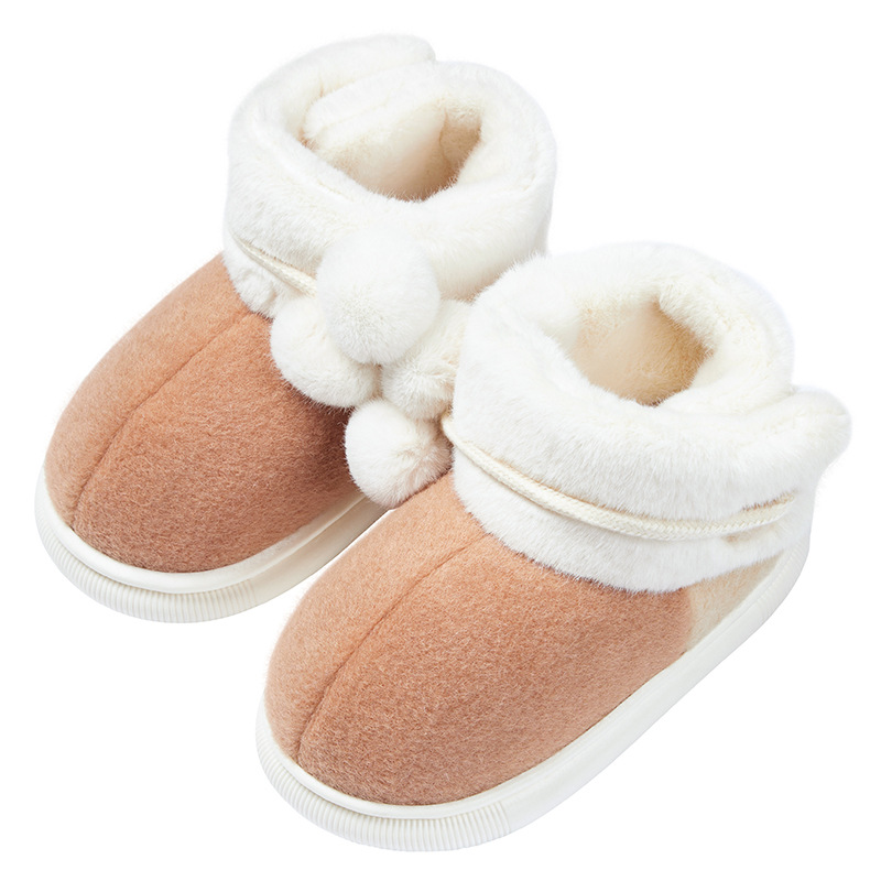 Children's Warm Keeping Heel Cover Cotton Shoes Fleece-lined Winter — foto 6