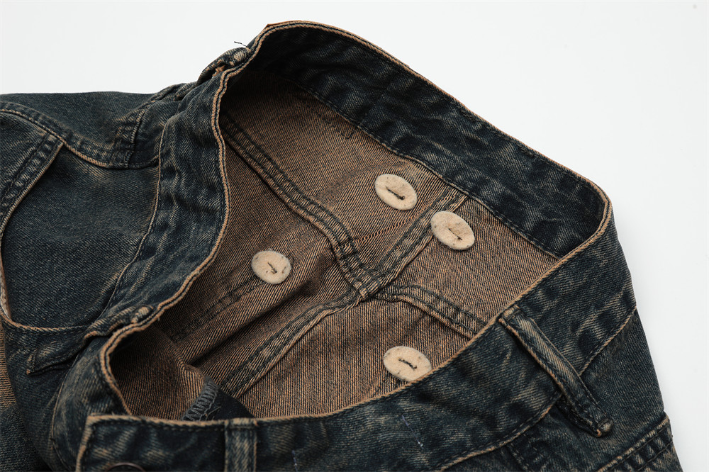 Retro Washing Water Daddy Pants Men