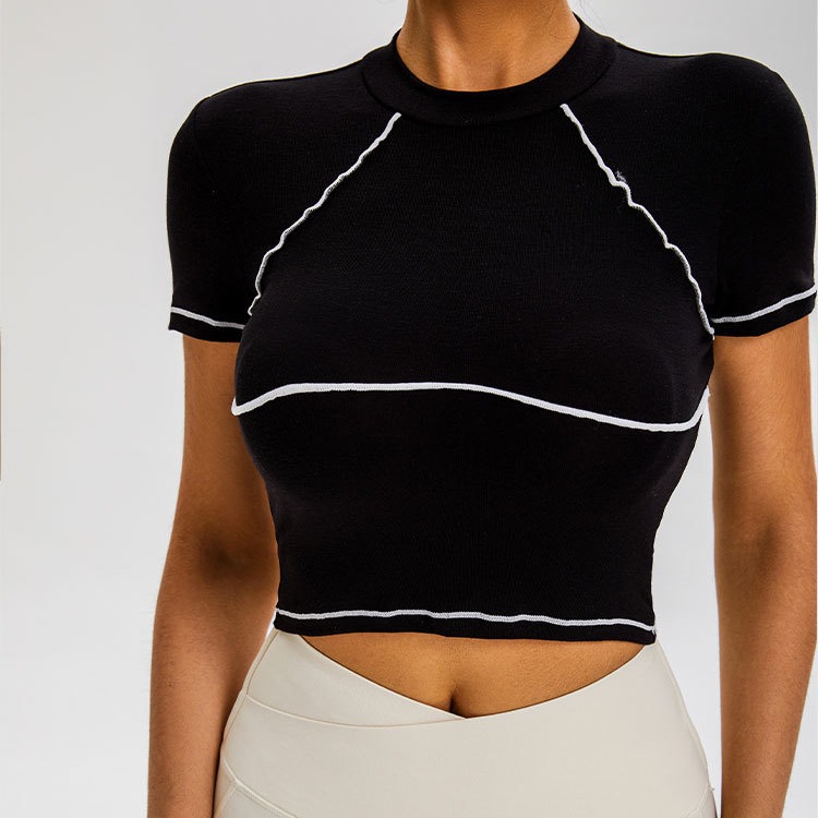 Women's Fashion Colorblock Vigorous Sports Top