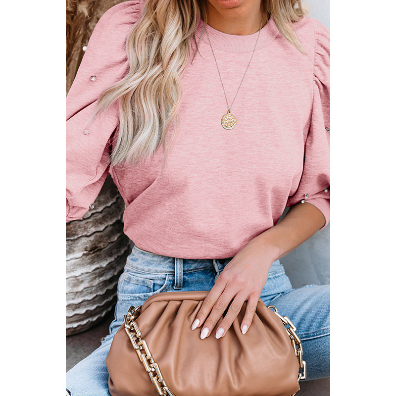 Commuter Round Neck Half Sleeve Shirt Women