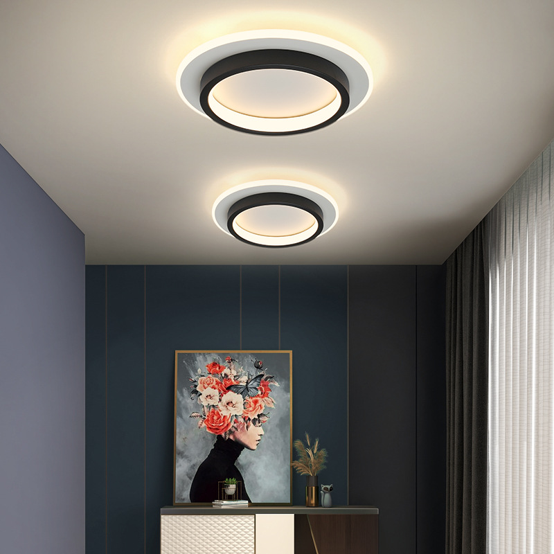 Led Hallway Light Entrance Foyer Nordic Simple Corridor Aisle Light Ceiling Luminaire Surface Mounted Luminaire