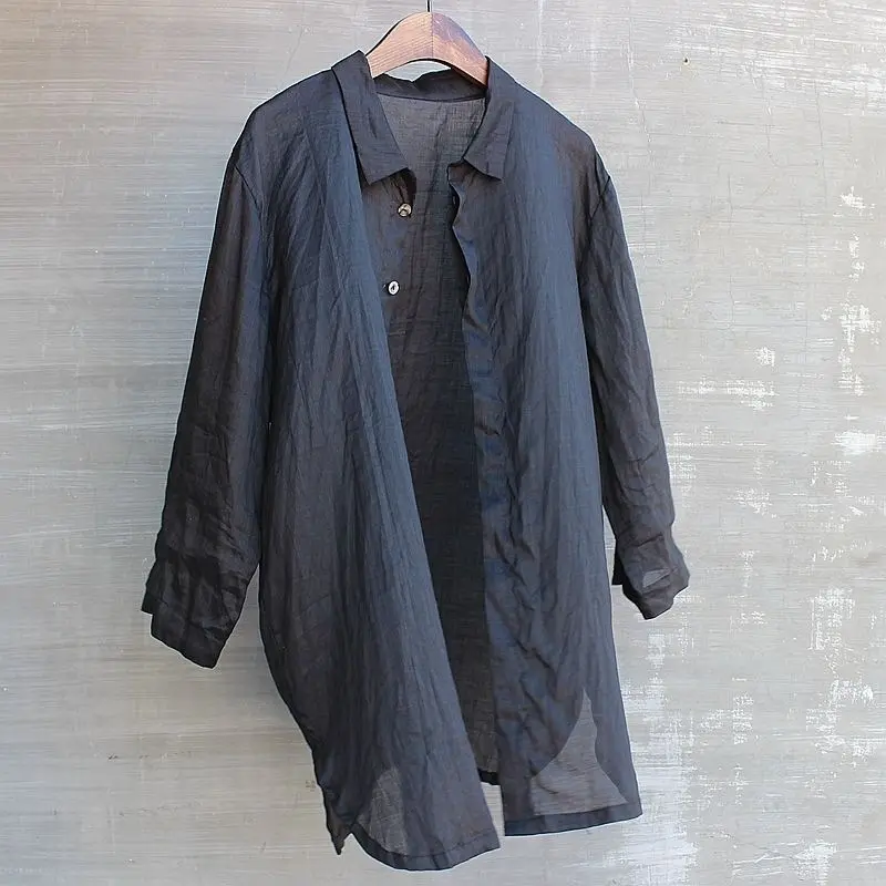 Mens Stylish Versatile Long-sleeve Shirt Jacket