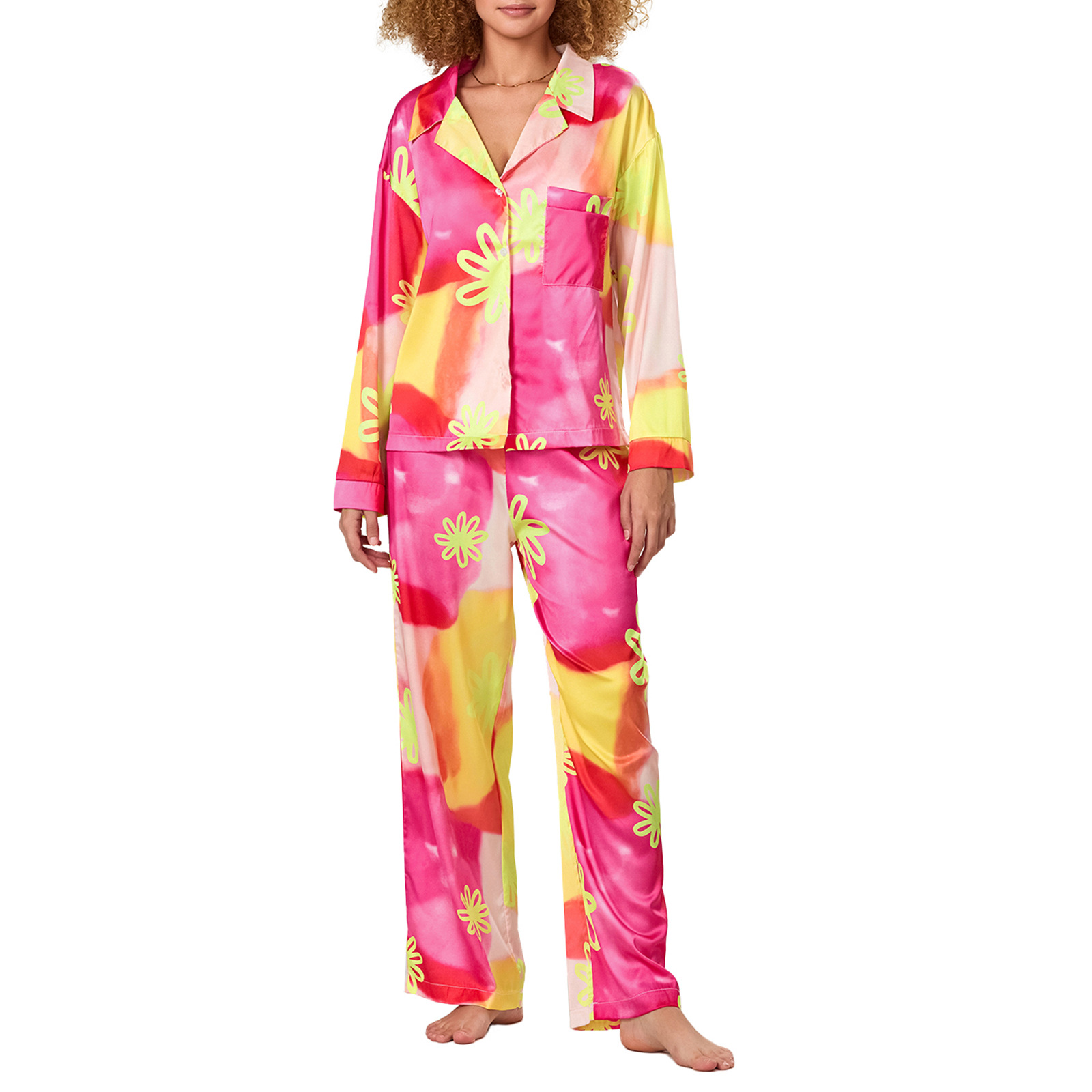 3D Digital Printing Leisure Home Long Sleeve Trousers Suit