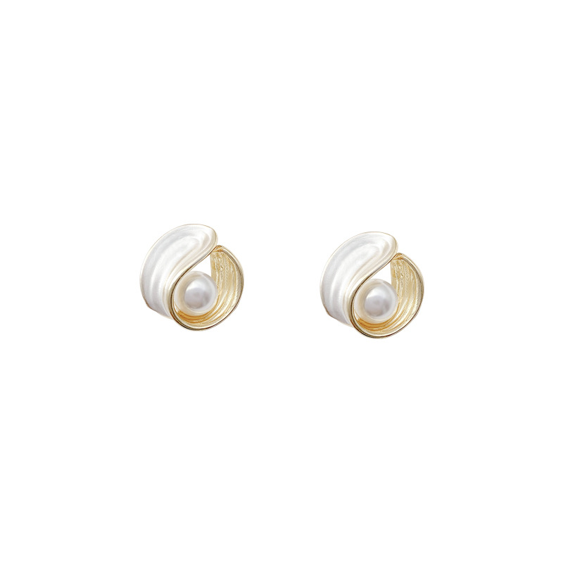 Personalized Pearl Earrings Women's French Trendy Grace