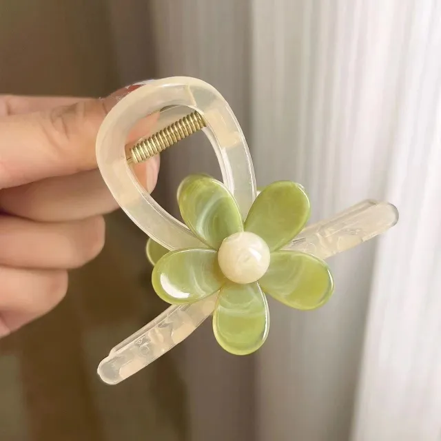 Flower Barrettes Women's Medium Headdress Flower Hair Clip Type A - Shop at LoveMi