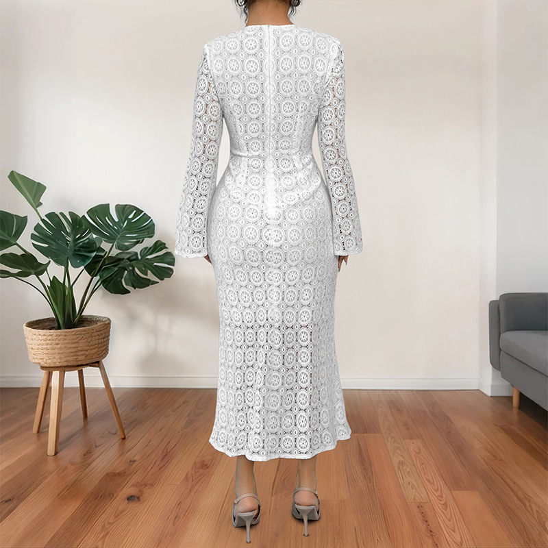 Lace Slim Fishtail Female Dress